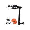 thumbnail image 3 of 2-Bike Hitch-Mounted Bike Rack, Foldable Steel Frame Bicycle Car Rack with Anti-Rattle Hitch Tightener and Tie Straps, Bike Carrier Rack Hitch for SUVs, Trucks and More, 3 of 8