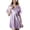 Purple, variant on Homgro Women's Satin Nightgown Soft Sexy Short Pajama Dress Short Sleeve Silk Sleep Shirt V Neck Lace Nightshirt Fall Vintage Slim Fit Lightweight Sleepwear Pink 8