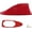 Red, variant on Chasenew Car Shark Fin Antenna Cover, Plastic Automotive Signal Roof Aerial Cover with Adhesive Tape, Universal Roof Mount Antenna Replacement Vehicle Decorative Cover for Car Truck SUV (Black)