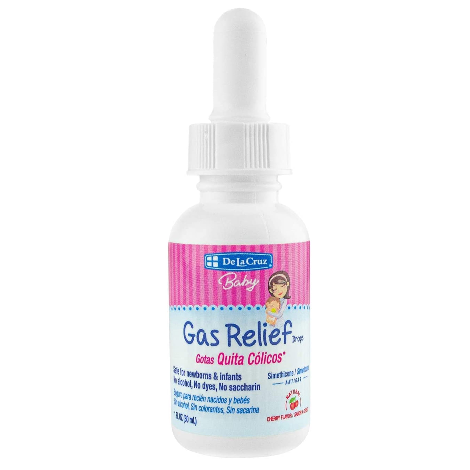 De La Cruz Gas Drops for Newborns Simethicone Infant Gas Relief Drops, 1 fl Oz