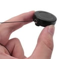 thumbnail image 6 of 2 Pcs Badge Holder Retractable Reel YOYO Clip Snap Button ID Card Key Black, 6 of 8