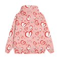 thumbnail image 4 of Telankuip Men's Valentine's Day Hoodies 2026 Cute Heart Graphic Drawstring Pullover Sweatshirt Baggy Comfortable Long Sleeve Holiday Hooded Tops with Pockets Fall Winter Outfits 7-Light Pink XL, 4 of 4