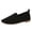Black, variant on VerPetridure Black Sandals Women Women Mesh Surface Casual Shoes Shallow Mouth Easy To Wear Off Flat Shoes Comfortable Sandals