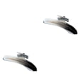 thumbnail image 3 of FRCOLOR 2pcs Zinc Alloy Single Leg Banjo Armrest (Silver), 3 of 8