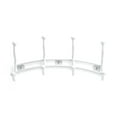 thumbnail image 2 of Richelieu T9930130 12-9/16" Wide 4 Hook Metal Coat Rack - White, 2 of 4
