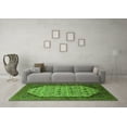 thumbnail image 3 of Ahgly Company Indoor Round Oriental Green Industrial Area Rugs, 7' Round, 3 of 4
