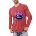 thumbnail image 1 of Blusas y camisas de manga larga con cuello redondo para hombre, ropa deportiva para el hogar, pijamas, camisetas de color liso, blusa deportiva para hombre, poliéster, 1 of 5