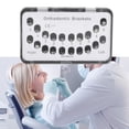thumbnail image 1 of Tooth Roth Bracket, Teeth Slot Roth Bracket Orthodontics High Hardness 20pcs 0.022inch Metal with Storage Box for Hospital, 1 of 7