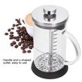 thumbnail image 3 of Cafetera Tetera de 600 ml Tetera de café Cafetera de vidrio Cafetera de goteo Prensa de émbolo para agua de café ANGGREK Otros, 3 of 8