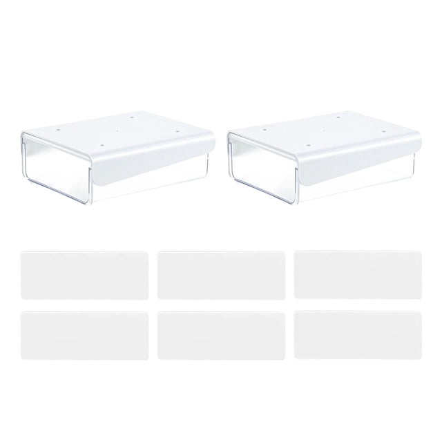Cajón de escritorio deslizable Sunnimix Cajón debajo del escritorio Blanco