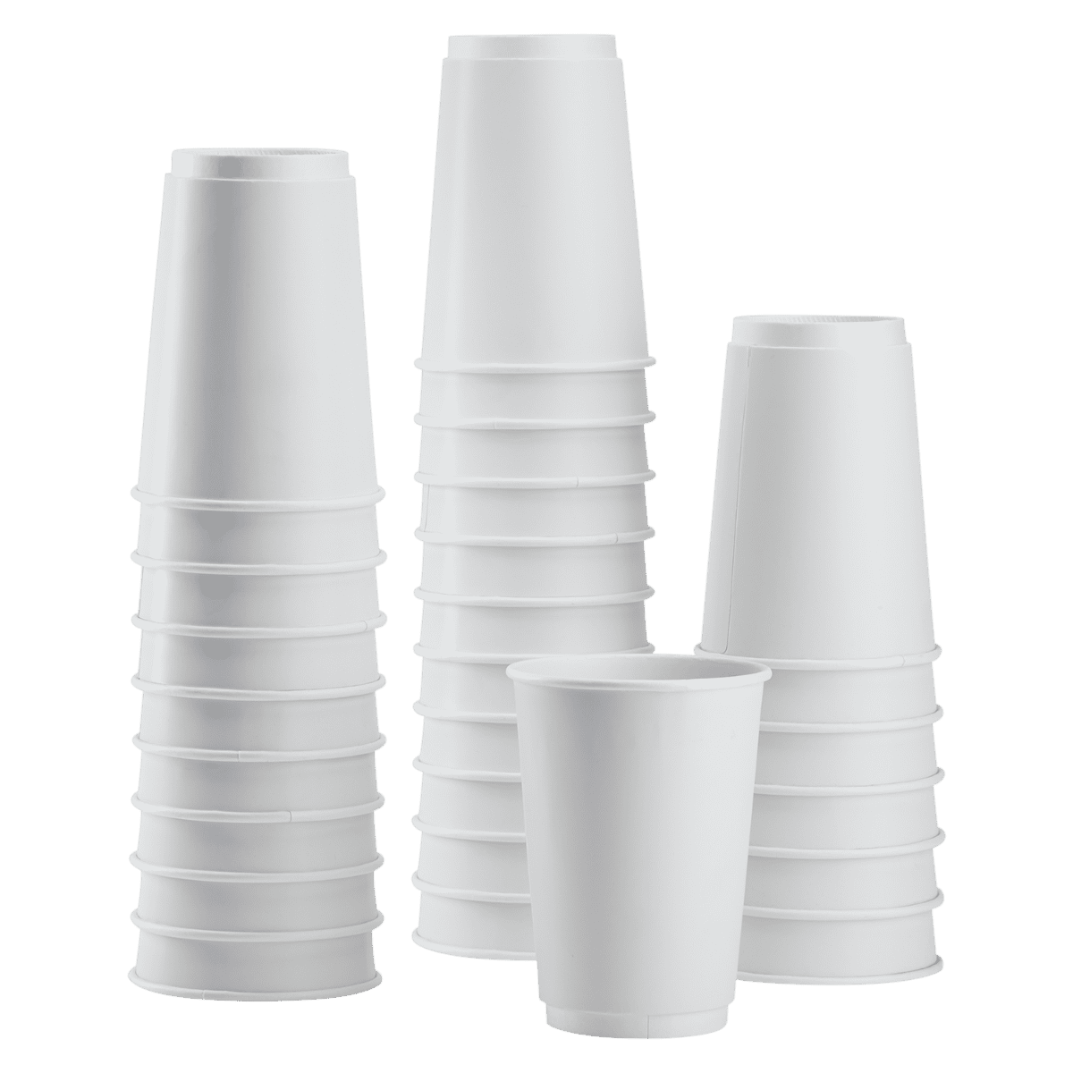 Karat 16oz Insulated Paper Hot Cups - White (90mm) - 500 ct - Walmart.com