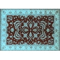 thumbnail image 1 of Ahgly Company Indoor Rectangle Oriental Light Blue Industrial Area Rugs, 8' x 10', 1 of 4