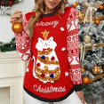 Aipengry Women Clothes Nsync Shirt Ladies Christmas Long Sleeve Round
