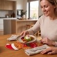 thumbnail image 4 of 2026 Christmas Home Party Decor Christmas Gingerbread Man Placemats Cute Boy Girl Gingerbread Character Table Mats Winter Xmas Holiday Decorative Table Place Mats For Dining Table Place Mats, 4 of 4