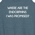 thumbnail image 3 of Instant Message - Where Are The Endorphins - Women's Racerback Tank Top, 3 of 6