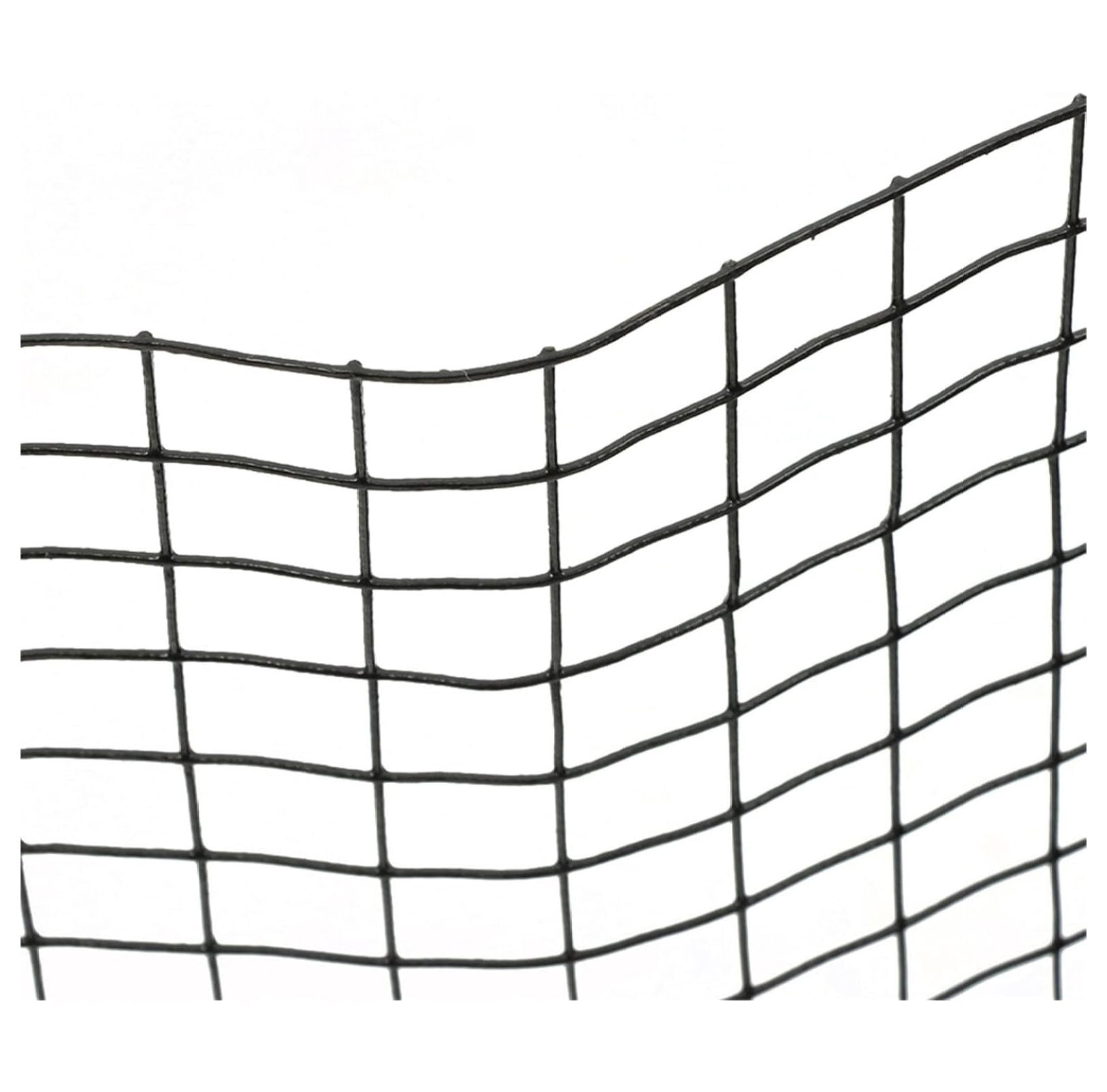 24 in x 50 ft Hardware Cloth, 1 in Chicken Wire Fence for Chicken Coop Fences and Poultry Animal Netting (16 Gauge, Black)