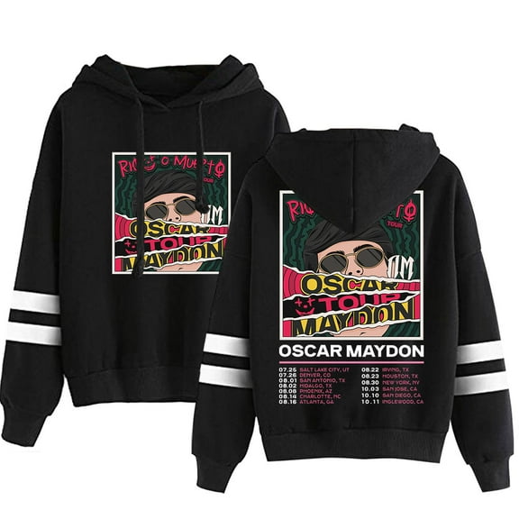 Oscar Maydon Rico o Muerto Tour Hoodie Sweatshirt Women Man Casual Pullover Fashion Wearing