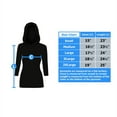 thumbnail image 5 of Batman Signal Women's Hooded Long Sleeve T-Shirt-Large, 5 of 5