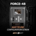 thumbnail image 4 of SPYPOINT Force 48 Trail Camera 48MP Photo 720p Video w/ 48 Low-Glow LEDs for Image Quality, 80 Flash Range, 80 Detection Range, LCD Setup Screen  Non-Cell Cameras for Hunting + 128 GB SD Card, 4 of 7