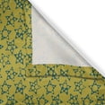 thumbnail image 3 of Ambesonne Abstract Kitchen Curtains, Comic Stars with Holes, 55"x45", Dark Teal Dark Yellow, 3 of 3