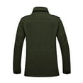 thumbnail image 3 of Tawop Jacket Men Long Sleeve Zip Hoodless Casual Solid Mens Clothes,Army Green,L, 3 of 3
