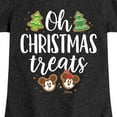 thumbnail image 3 of Disney - Oh Christmas Treats - Toddler & Youth Girls Short Sleeve Graphic T-Shirt, 3 of 5