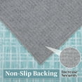 thumbnail image 5 of HOMERRY Area Rugs 8' x 10' Area Rug for Living Room Modern Plaid Washable Bedroom Non-Slip Carpet for Home Decor, Mint Green, 5 of 7