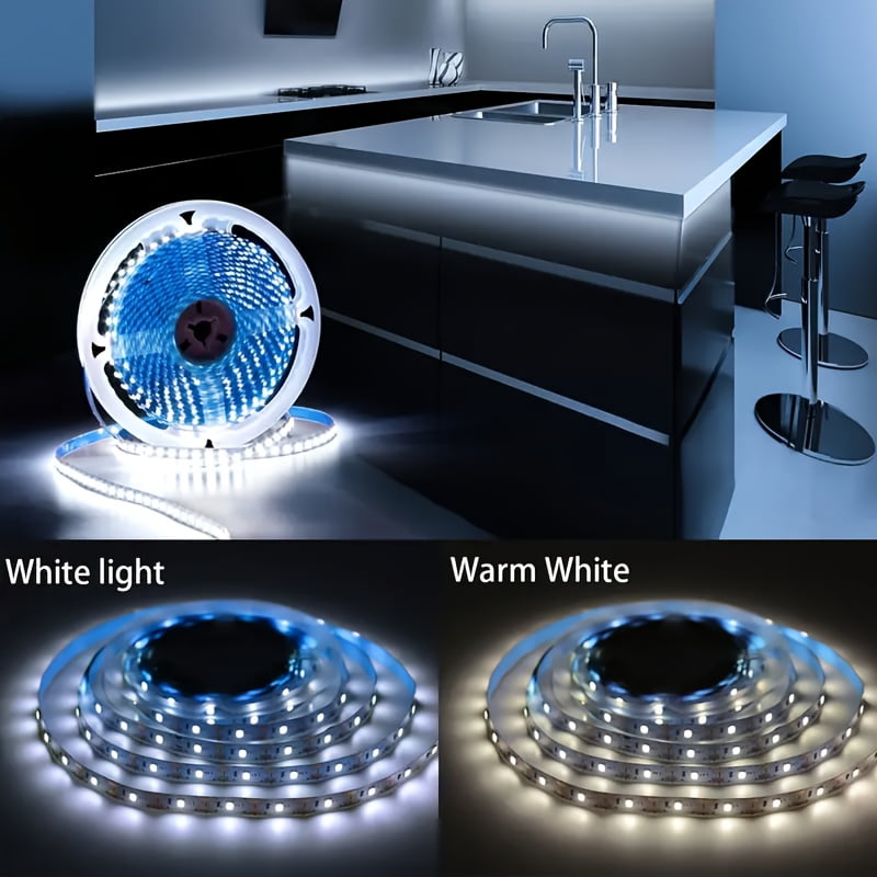USB Powered LED Strip Lights, Multifunctional Interior Lighting for Mirrors, Cabinets, TV Background - White, No Battery Required, Various Lengths Space Theme, Valentine's Day Decor