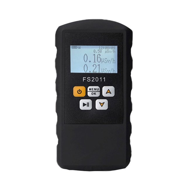 Digital Radiation Tester with Backlight X γ Hard β Ray Detection Dose Alarm Real-time & 5-minute Average Value Display Geiger Counter Rechargeable Dosimeter for Electromagnetic Field Lab Factory