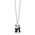 thumbnail image 4 of Bejeweled Black White Color Finish MANDA PANDA Large Panda Trinket Box, 4 of 5