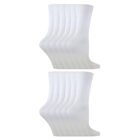 

12 Pair Multipack Kids Cotton Colourful Casual Socks | Sock Snob | Plain Dress Socks for Boys & Girls