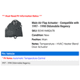 thumbnail image 2 of Main Air Flap Actuator - Compatible with 1997 - 1998 Oldsmobile Regency, 2 of 3