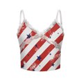 thumbnail image 4 of Aoochasliy Tank Tops for Women Clothes Independence Day Women Sleeveless Vest Camis Printed Soft Patchwork Tank Tops, 4 of 5