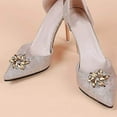 thumbnail image 3 of 2Pcs Rhinestone Shoe Clips Jewelry Crystal Shoe Buckle Wedding Buckle Jewelry Dress Diamond, 3 of 7