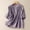 A4 Purple, variant on Linen Tops for Women Cotton Linen Tops Retro Embroidered 3/4 Sleeve Boho Tops Summer Gauze Shirts Peasant Tops Fashion Clothes Relaxed Fit Basic Tee 3/4 Length Sleeve Shirts 2XL