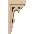 thumbnail image 3 of 9"W x 9"D x 18"H Wide Sheridan Rough Cedar Woodgrain TimberThane Corbel, Primed Tan, 3 of 6