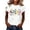 White, variant on Autism Awareness Shirt Autism Accept Understand Love Round Neck Short Sleeves T-shirt for Women Grey M