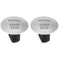 thumbnail image 1 of 2X for Mercedes- Push to Start Button Keyless Go Engine Start Stop Push Button,2 x Button,silver, 1 of 5