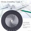 thumbnail image 2 of Circle Drawing Maker Tool Adjustable Rotatable Round Template Ruler, 2 of 6