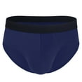 thumbnail image 1 of Birdeem Mens Household Fallow Ventilate Polyester Underwear Solid Color Open Briefs, 1 of 9