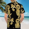 thumbnail image 6 of High Quality Hawaiian Shirts for Men Short Sleeve Aloha Beach Shirt Floral Summer Casual Button Down Shirts Blouses D4VHRS, 6 of 7