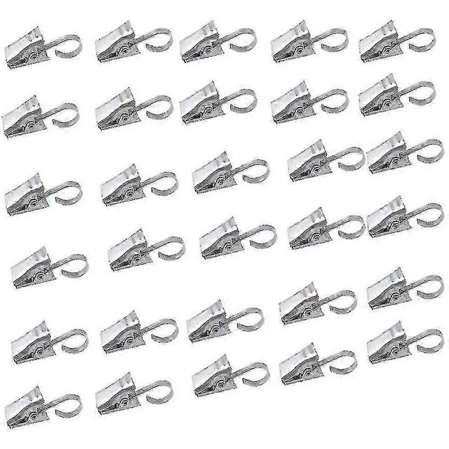 Pack Of Stainless Steel Clips Hooks For Curtain Stainless Steel Curtain Rings