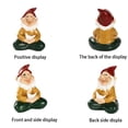 thumbnail image 4 of Estatua De Gnomos De Resina, Figuritas De Enanos, Adornos Para Meditación Al Aire Libre, Decoraciones De Jardín Para El Hogar, Adornos De Guardería Serendint HA037417-00, 4 of 6