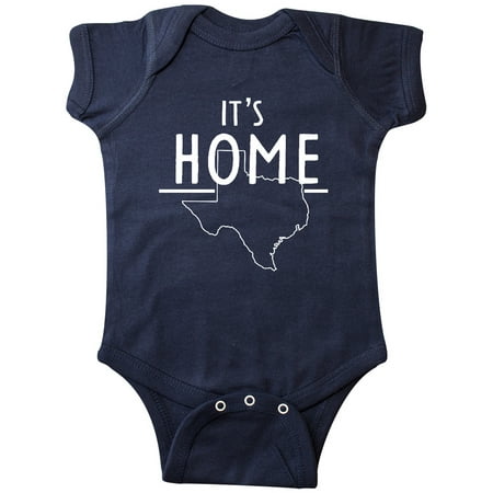 

Inktastic It s Home- State of Texas Outline Gift Baby Boy or Baby Girl Bodysuit