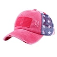thumbnail image 6 of American Flag Baseball Cap Red White Blue Baseball Hat Fourth of July Hat Patriotic Baseball Cap Usa Independence Day Hat July 4th Patriotic Cap Patriotic Festival Party, 6 of 9