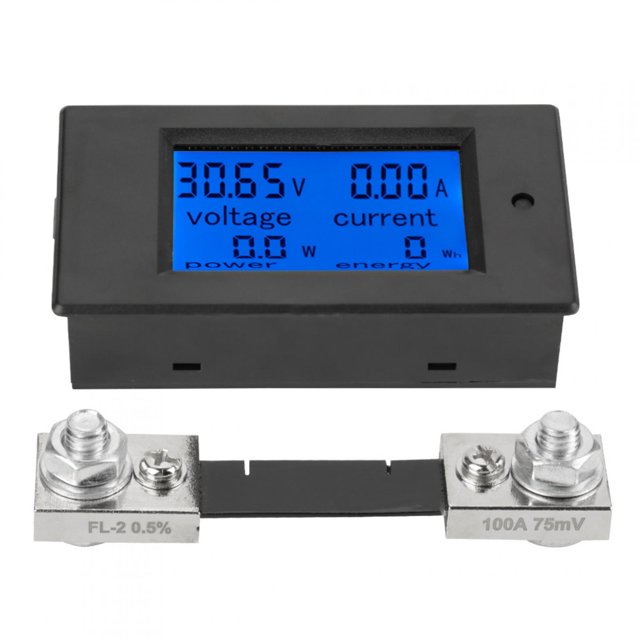 Medidor de Corriente de Voltaje LYUMO PEACEFAIR Modelo PZEM-051 6,5-100V