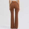thumbnail image 4 of Weiqiqre Wide Leg Yoga Pants for Wo High Waisted Flare Leggings for Women Tummy Control Butt Lifting Workout Yoga Wide Leg Pants, 4 of 8