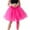 Hot Pink, variant on Riforla Womens High Quality Pleated Gauze Short Skirt Adult Tutu Dancing Skirt Pleated Tennis Skirts for Women Hot Pink One Size