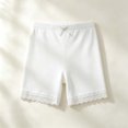 thumbnail image 2 of Acaics Girls' Shorts for Home Lace Bow Safety Shorts Elastic Waist Under Dress, 2 of 6