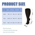 thumbnail image 4 of Yoyauz 3 Pairs Of Extra Size Compression Socks, Extra WideCalf, 20-30mmHg For Men And Women, Support Dancing, Cycling, Running, Climbing, 4 of 6